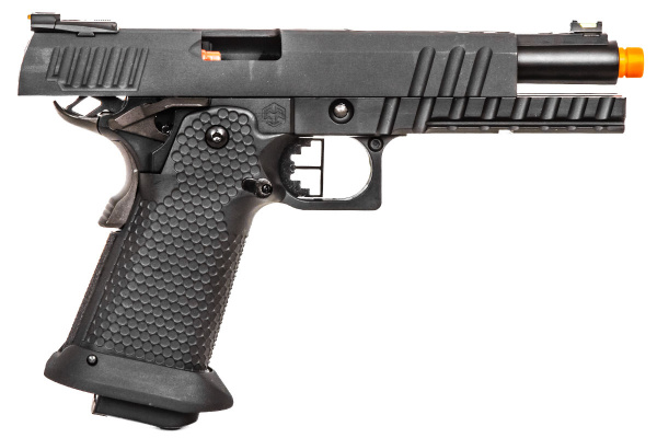 AW Custom HX2003 "Black Ace" Hi-Capa GBB Airsoft Pistol ( Black )