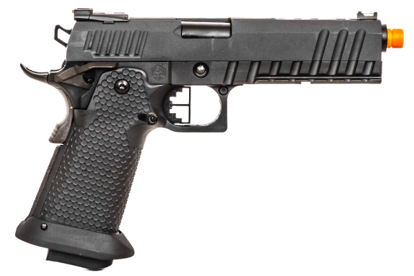 AW Custom HX2003 "Black Ace" Hi-Capa GBB Airsoft Pistol ( Black )