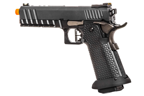 AW Custom HX2003 "Black Ace" Hi-Capa GBB Airsoft Pistol ( Black )