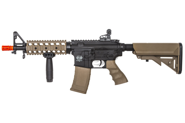 Valken Battle Machine CQB M4 Carbine AEG Airsoft Rifle ( Tan / Black )