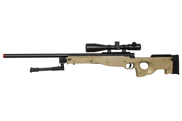 Bravo MK98 Bolt Action Sniper Airsoft Rifle w/ Bipod ( Tan )