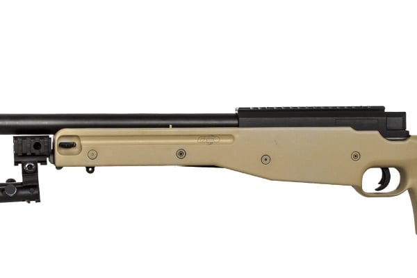 Bravo MK98 Bolt Action Sniper Airsoft Rifle w/ Bipod ( Tan )