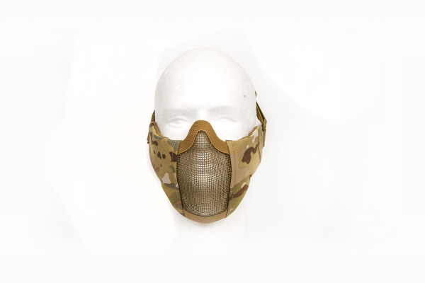 Bravo Airsoft Tactical Gear V.3 Strike Metal Mesh Face Mask ( Option )