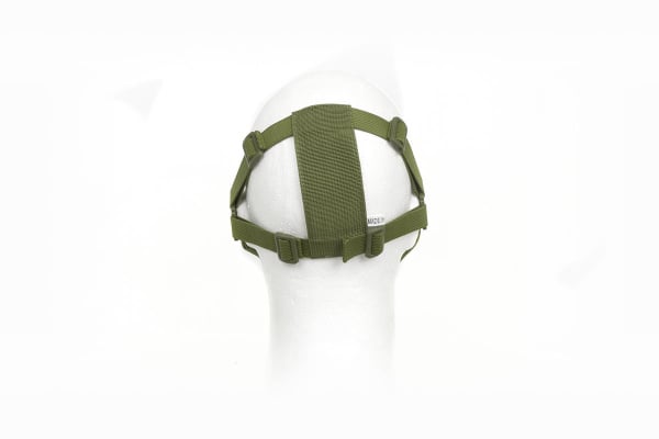 Bravo Airsoft Tactical Gear V.3 Strike Metal Mesh Face Mask ( OD Green )