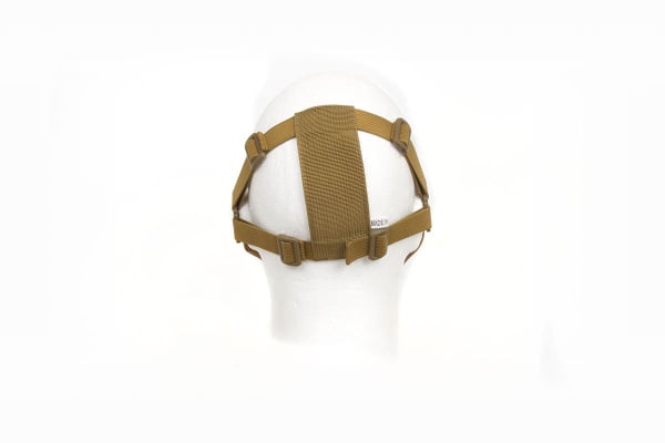Bravo Airsoft Tactical Gear V.3 Strike Metal Mesh Face Mask ( Tan )