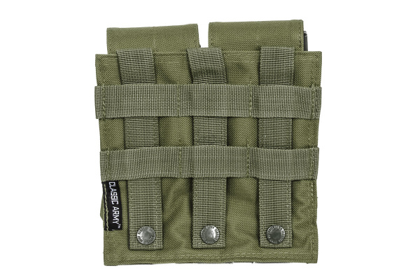 Classic Army M4 / M16 Double Magazine Pouch ( OD Green )