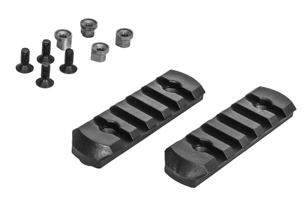 Classic Army KeyMod Polymer Rail Section 2 Pack ( Black )