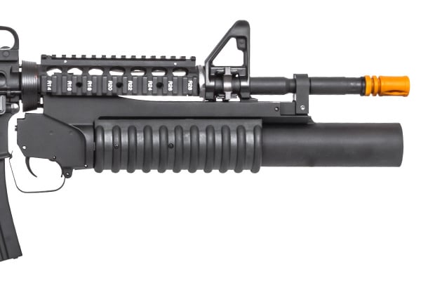 Classic Army M4A1 RIS Carbine AEG Airsoft Rifle w/ M203 Launcher ( Black )