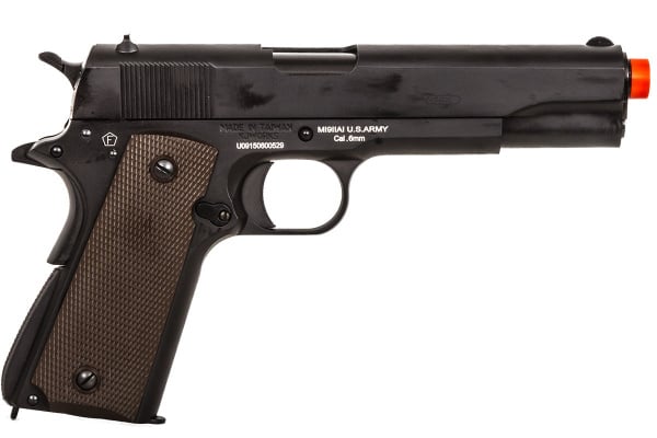 Colt WWII 1911 Government GBB Airsoft Pistol By KJW ( Black )
