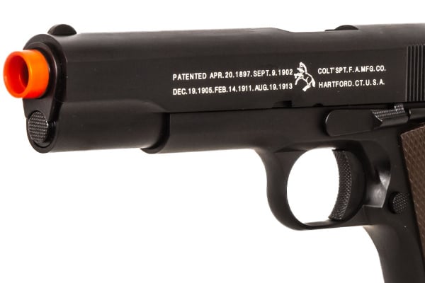 Colt WWII 1911 Government GBB Airsoft Pistol By KJW ( Black )