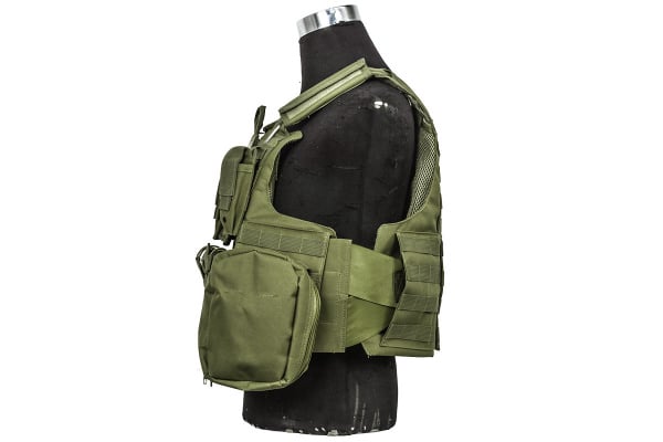Defcon 900 Denier Complete CFR Plate Carrier ( OD Green )