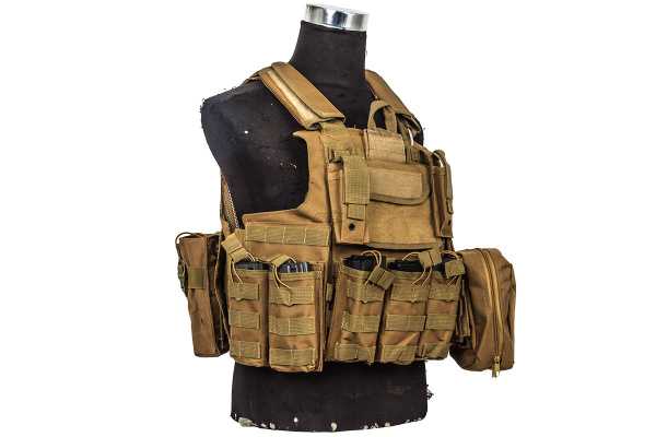 Defcon 900 Denier Complete CFR Plate Carrier ( Coyote Brown )