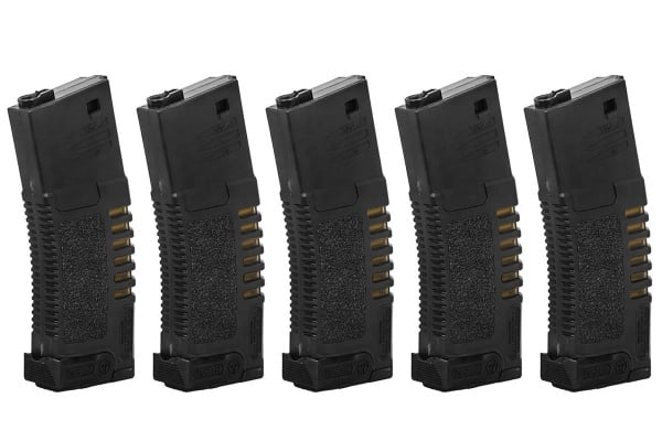 Elite Force Amoeba AM4 Mid Capacity Magazine 5 Pack ( Black )