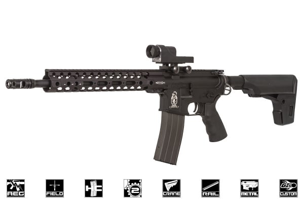 Airsoft GI PTS Battle Rifle FMG4 Airsoft Rifle ( Black )