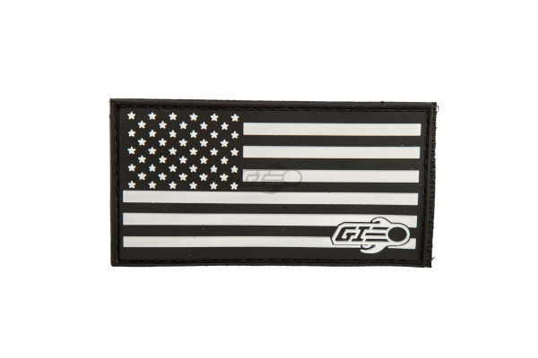 Airsoft GI Flag Patch ( Black )