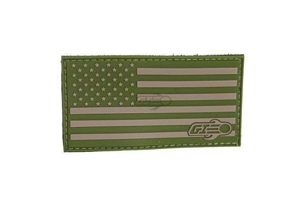 Airsoft GI Flag Patch ( OD Green )