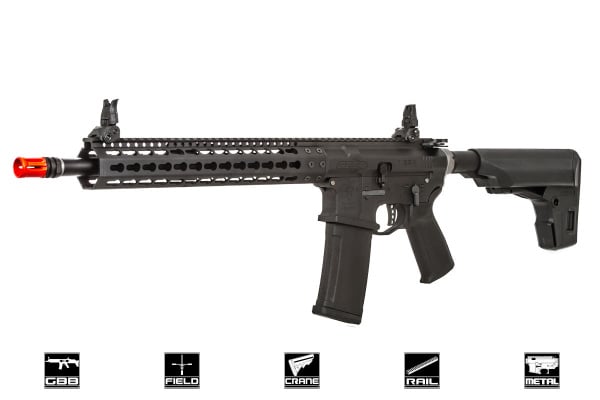 PTS Mega Arms MKM AR-15 Carbine GBB Airsoft Rifle ( Black )