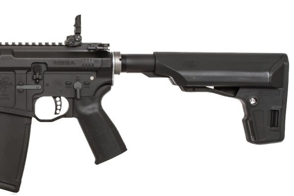 PTS Mega Arms MKM AR-15 Carbine GBB Airsoft Rifle ( Black )