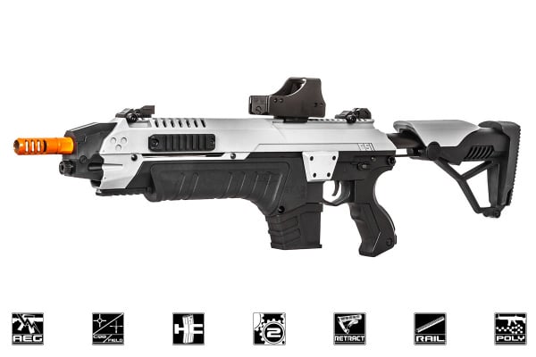 CSI S.T.A.R XR5 Advanced Main Battle M4 Carbine AEG Airsoft Rifle ( Black / White )