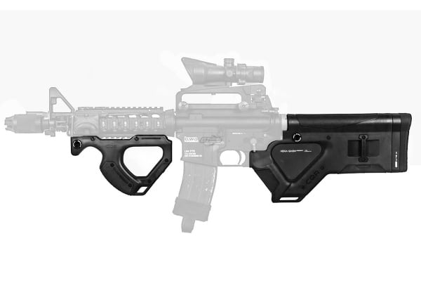Hera Arms CQR AR15 / M4 Featureless Stock Set ( Black )