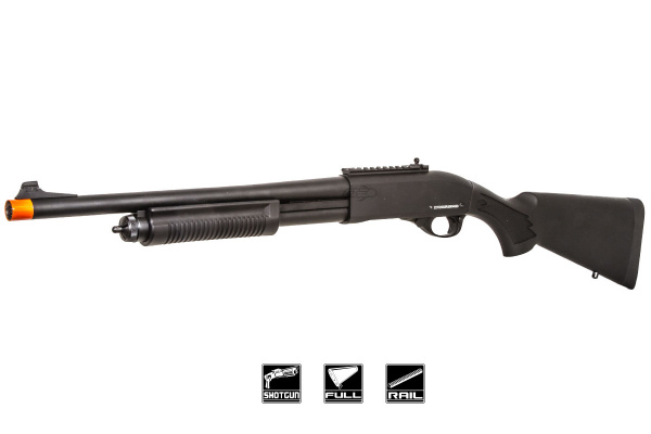 JAG Arms Scattergun HD Gas Airsoft Shotgun ( Black )