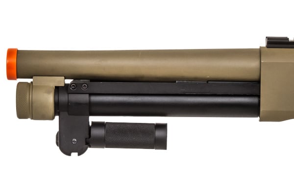JAG Arms Super Gas Scattergun CQB Gas Airsoft Shotgun ( Tan )