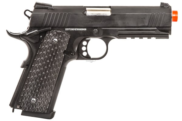 JG OPS Tactical .45 Gas / CO2 Blowback Airsoft Pistol ( Black )