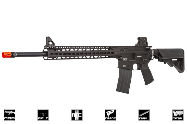 KWA LM4 KR14 Keymod M4 GBBR Airsoft Rifle ( Black )