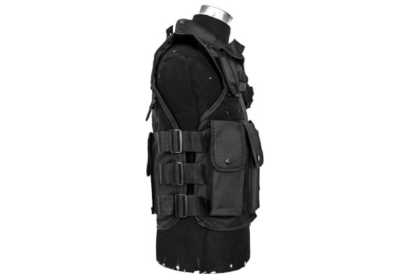 Lancer Tactical Swat & Police Vest ( Black )