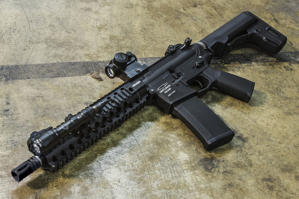 PTS Centurion Arms CM4 C4-10 AEG Airsoft Rifle ( Black )