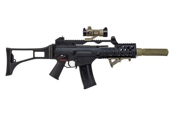 Airsoft GI Custom G36C Dirt Renegade AEG Airsoft Rifle ( Black / Tan )
