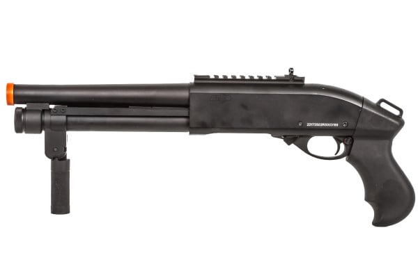 JAG Arms Super Gas Scattergun CQB Gas Airsoft Shotgun ( Black )