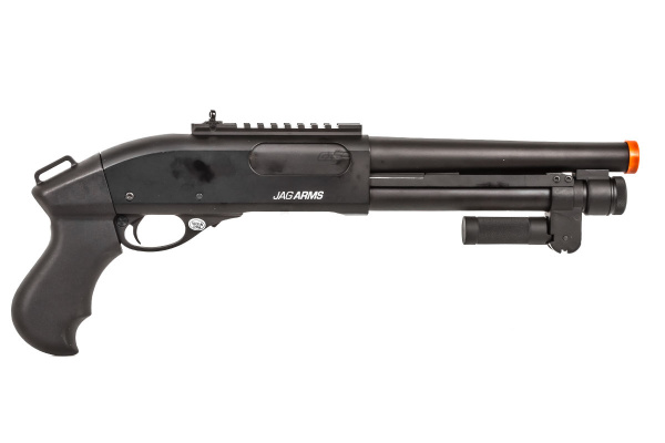 JAG Arms Super Gas Scattergun CQB Gas Airsoft Shotgun ( Black )