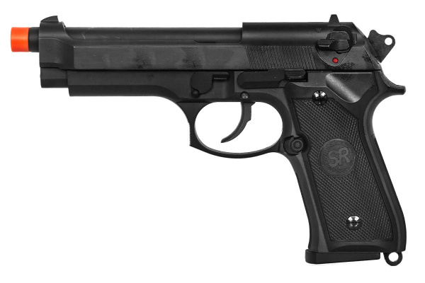 SRC M9 Semi Auto Gas Blowback CO2 Airsoft Pistol ( Black )