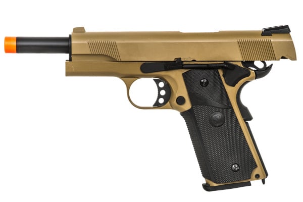 SRC 1911 Semi Auto Gas Blowback Airsoft Pistol ( Tan )