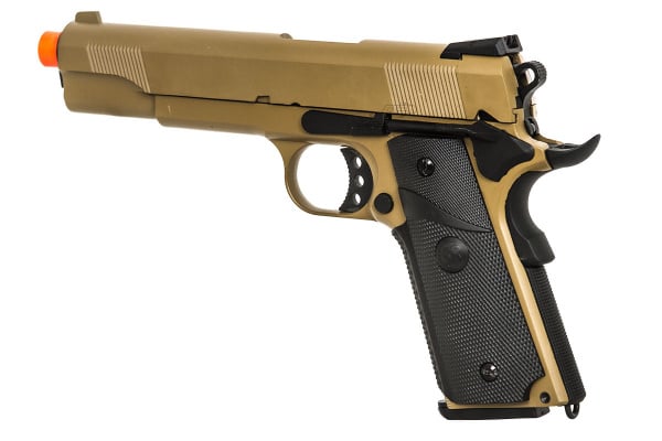 SRC 1911 Semi Auto Gas Blowback Airsoft Pistol ( Tan )