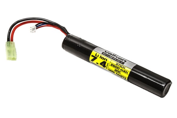Valken Energy 7.4v 2500mAh Lithium-Ion Stick MT Battery