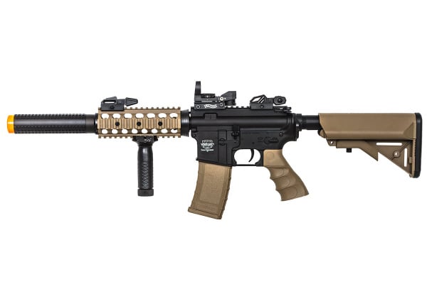 Valken Battle Machine SD M4 Carbine AEG Airsoft Rifle ( Tan / Black )