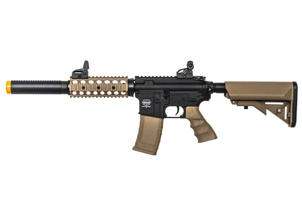 Valken Battle Machine SD M4 Carbine AEG Airsoft Rifle ( Tan / Black )