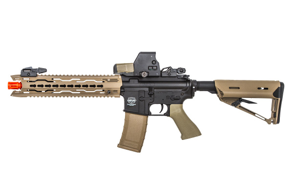 Valken Battle Machine TRG-M V2.0 M4 Carbine AEG Airsoft Rifle ( Black / Tan )