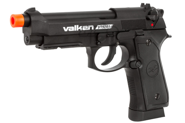 Valken VT 92 A1 M9 Pistol CO2 Blowback Airsoft Pistol ( Black )