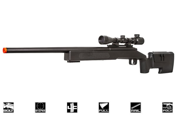ASG McMillian Sportline M40A3 Bolt Action Spring Sniper Airsoft Rifle ( Black )