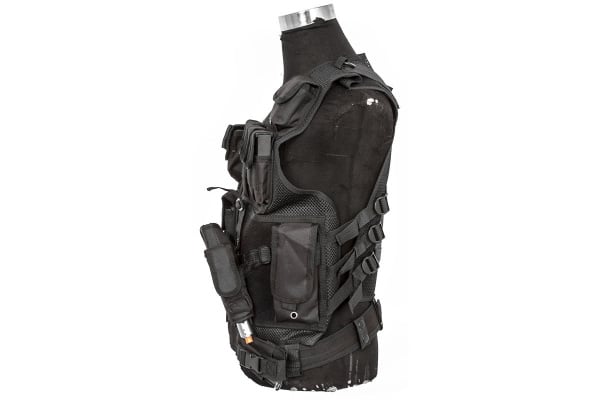 Classic Army Tactical Cross Draw Vest ( Black )