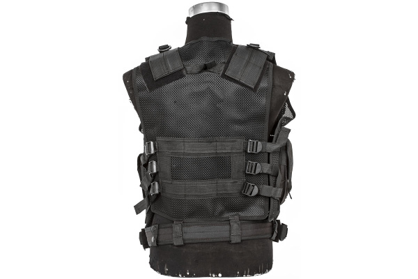 Classic Army Tactical Cross Draw Vest ( Black )