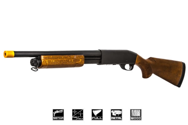 Classic Army Police CA870 Spring Airsoft Shotgun ( Black / Wood )