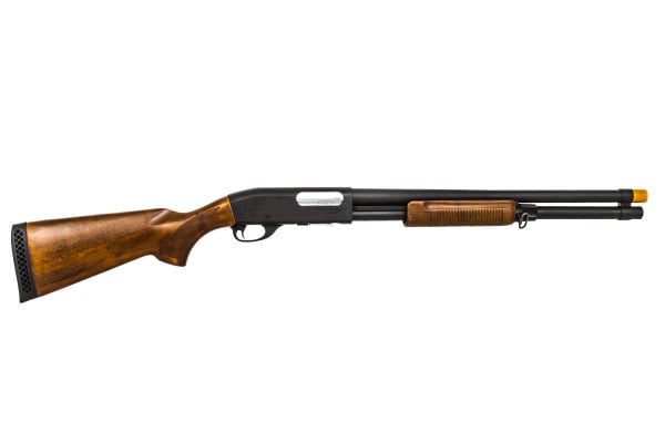 Classic Army Tactical CA870 Spring Airsoft Shotgun ( Black / Wood )