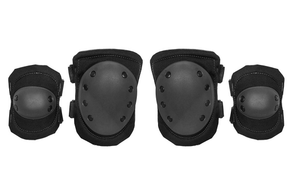 Airsoft GI Knee/Elbow Pads Combo Set ( Black )