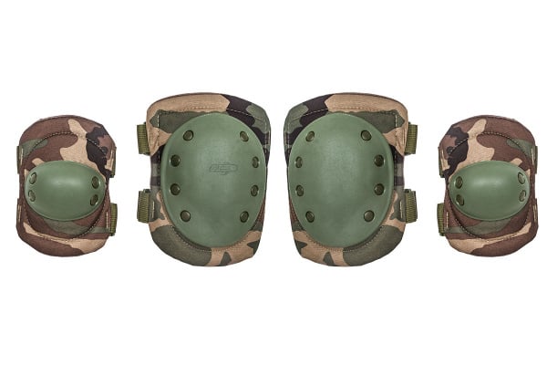 Airsoft GI Knee/Elbow Pads Combo Set ( Woodland )