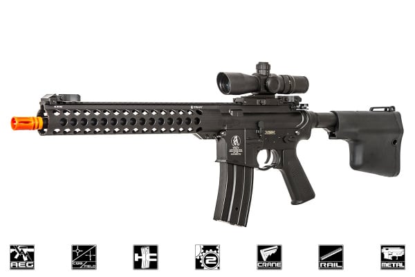 Echo 1 Troy Industries TRX13 Battle AEG Airsoft Rifle ( Black )
