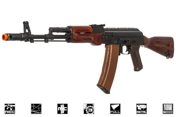 Spartan Delta E&L AK-74N AEG Airsoft Rifle ( Wood )